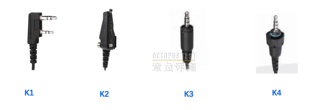 对讲机的K头，M头代表什么意思