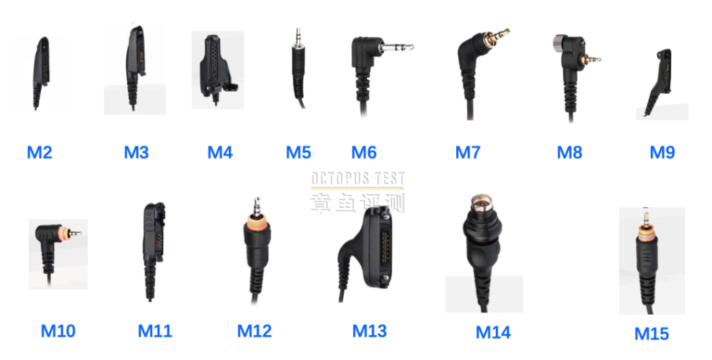 对讲机的K头，M头是怎么来的