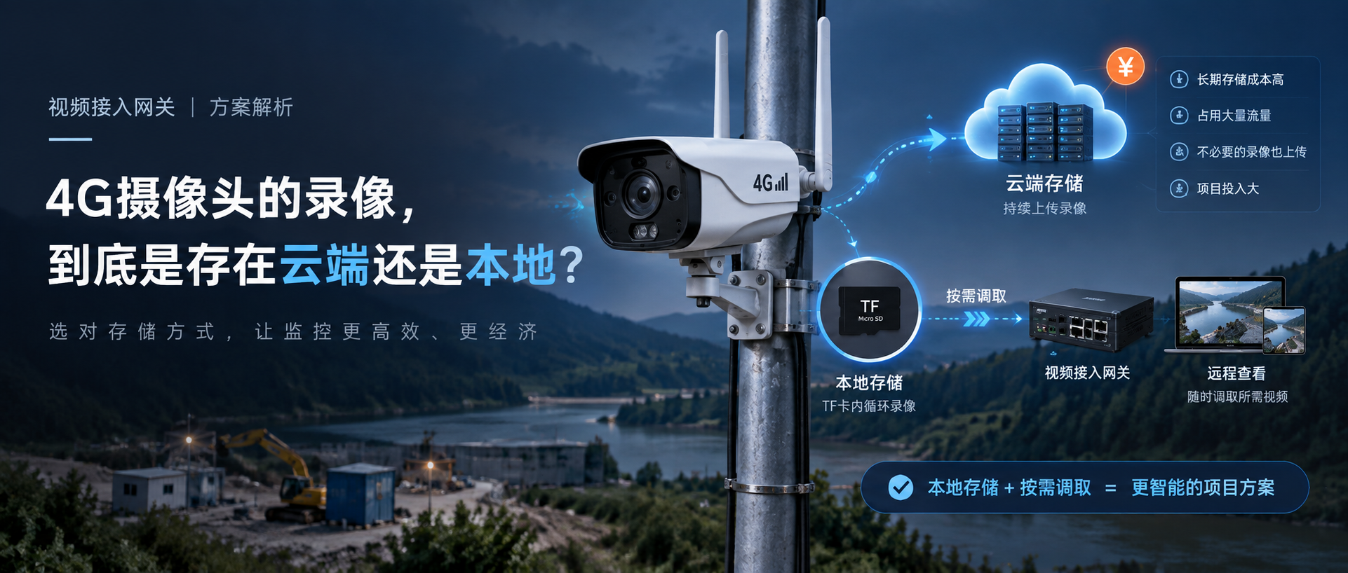 4G摄像头的录像，到底是存在云端还是本地？