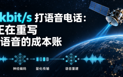 1 kbit/s 打语音电话，AI 正在重写卫星语音的成本账
